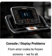 Treadmill console problem