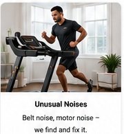 Treadmill unusual noise problem